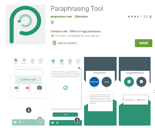 Top 5 Best Paraphrasing Tools For Content Creators : Paraphrasing Apps 2 Paraphrasing Tools