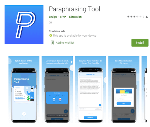 Top 5 Best Paraphrasing Tools For Content Creators : Paraphrasing Apps 3 Paraphrasing Tools