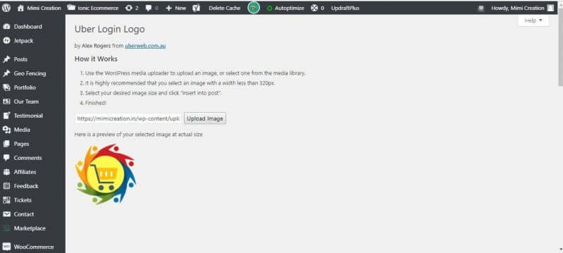 How to change WordPress login logo and URL 4 change wordpress login logo