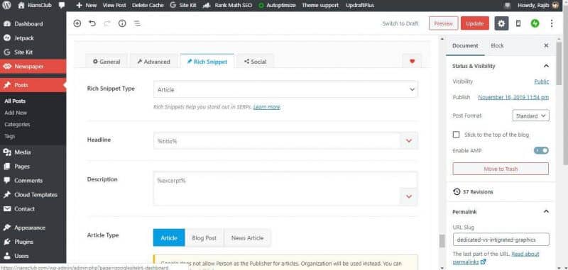 Rank Math Review: Rank Math Vs Yoast SEO Plugin 10 rank math review