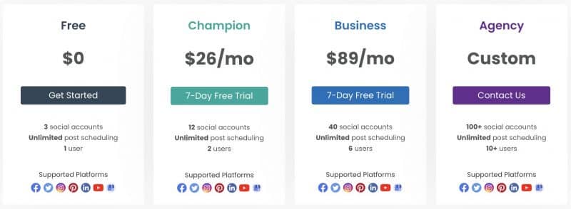 A Detailed Analysis Of Social Champ: Social Champ Review 11 social champ pricing