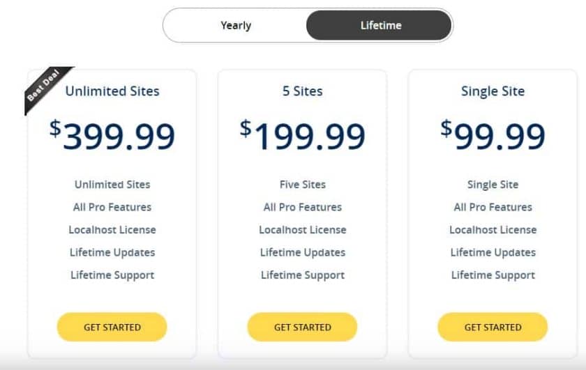 WP Coupons And Deals Lifetime Pricing