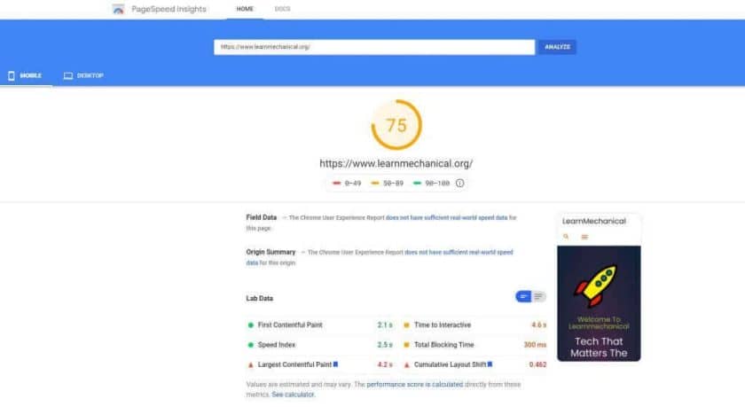 WPX Hosting Review 2023: Fastest Managed Hosting? 8 WPX Hosting Google Page Insights Test Result