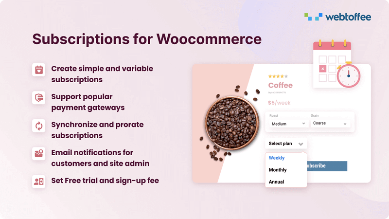 Best WooCommerce Plugins: Subscriptions for WooCommerce 