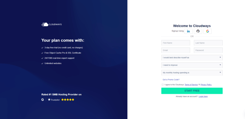 How To Start A Blog From Scratch In 2022: Easy 10 Steps Guide 14 Host a blog on Cloudways 3