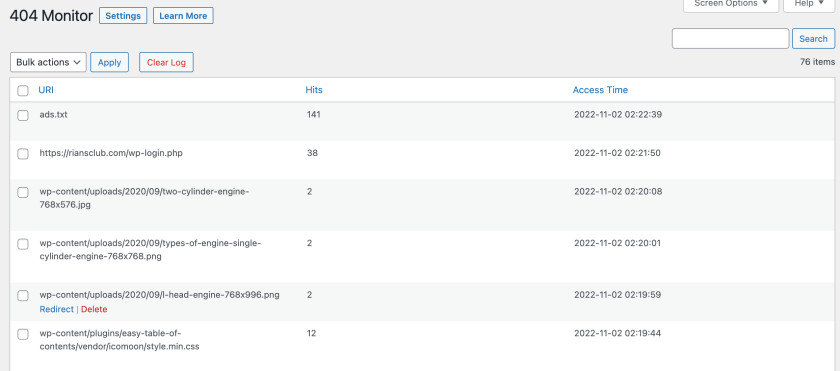 Rank Math Review: Is It The Best WordPress SEO Plugin? 13 Rank Math Review_404 Monitor