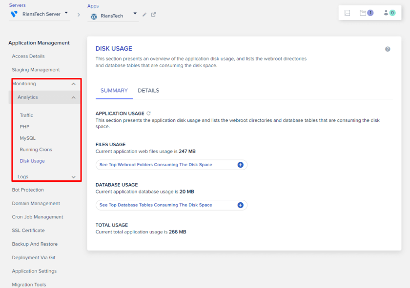 Cloudways Review 2023: The Fastest Managed WordPress Hosting 52 Cloudways Application Monitoring