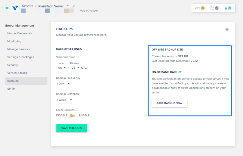 Cloudways Review 2023: The Fastest Managed WordPress Hosting 48 Cloudways On-Demand Server Backup