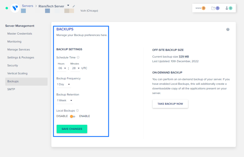 Cloudways Review 2023: The Fastest Managed WordPress Hosting 47 Cloudways Schedule Backup